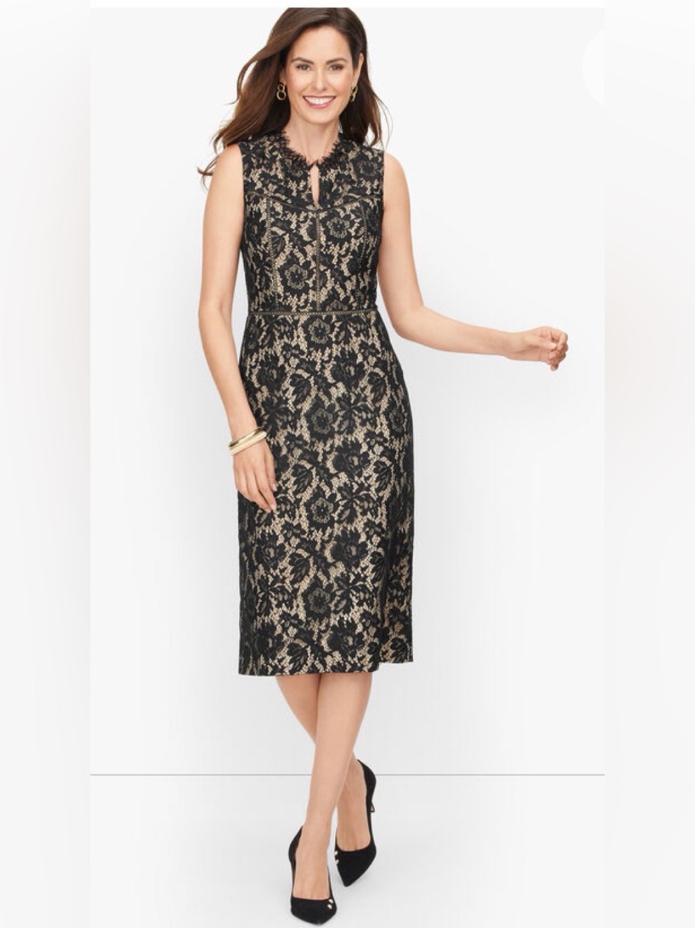 Talbots Autumn Lace Dress